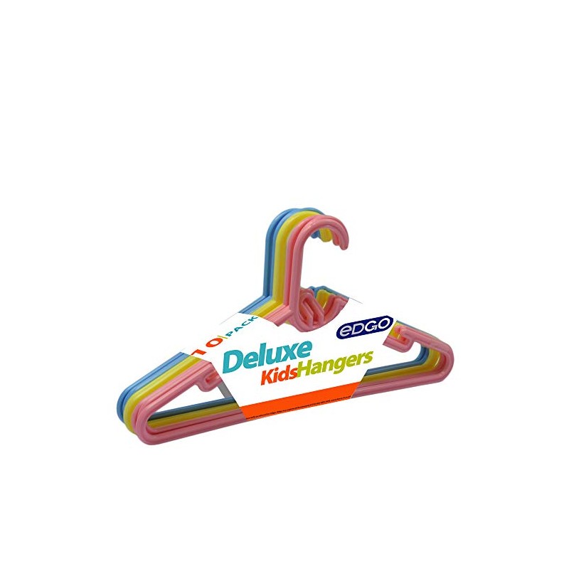 EDGO Kids Hanger Deluxe Quality Strong Hanger Bar Notches Cascading