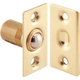 Prime-Line Products N 7285 Closet Door Small Ball Catch with Strike, 1-1/2-Inch, Solid Brass