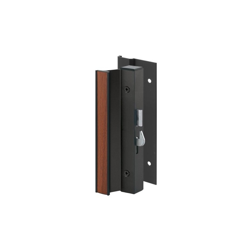 Prime-Line C 1003 Black Aluminum, Sliding Door Handle Set with