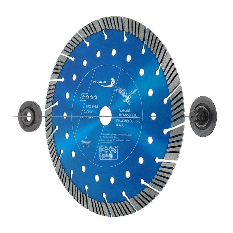 PRODIAMANT Diamond Cutting Disc B400 Eagle 230 x 22.2 mm