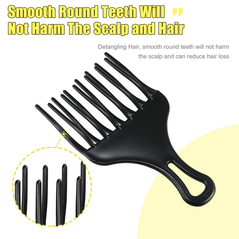 VOCOSTE Afro Hair Pick Comb Hair Fork Comb Barber Styling