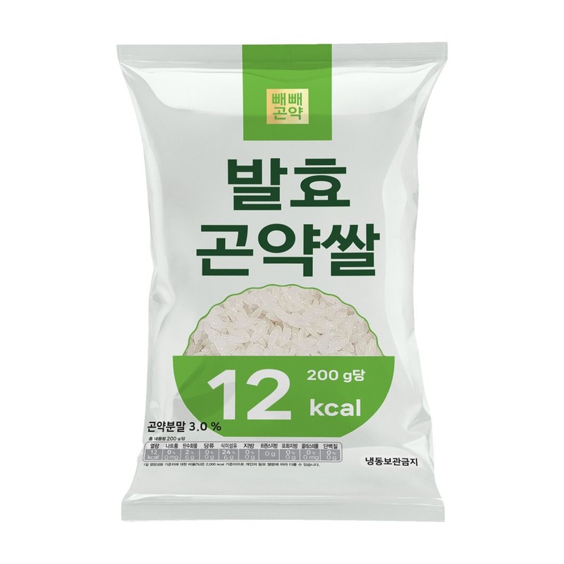 빼빼곤약 발효곤약쌀 200g 1팩 곤약과 발효의 효능을 하나로 Paeppaekonyak Fermented