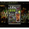 schilderkreis24 Tin Sign Cocktail Recipe "Cuba Libre" Decorative Bar Kitchen