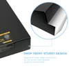 Lineco 11x14 Black Museum Archival Storage Box, Drop Front Design,