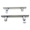 KEABATH 2 Pack Square Shower Door Handle with Plastic knobs