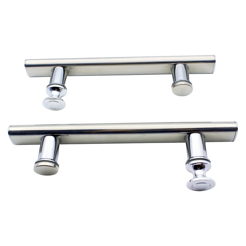 KEABATH 2 Pack Square Shower Door Handle with Plastic knobs