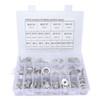 470Pcs Sealing Washer Aluminum Alloy Round Flat Washer Assortment Kit