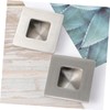 TEHAUX 2pcs Stainless Steel Door Handle Minimalist Wardrobe Pull Knob