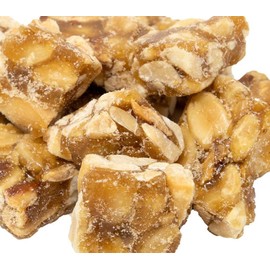 Old Fashioned Crunchy Peanut Squares - 1 lb in a Resealable Bag to Ensure Freshness