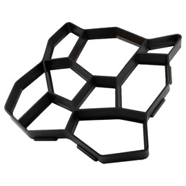 Walk Path Maker, 2 Packs Plus Size: 18.9 x 18.9 x 1.8 inch Pathmate Stone Moldings Paving Pavement Concrete Molds and Foams Stepping Stone Paver Walk Way Cement Mold