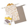 GDDAY Beeswax Bread Bags for Homemade Bread,Reusable Beeswax Bags for