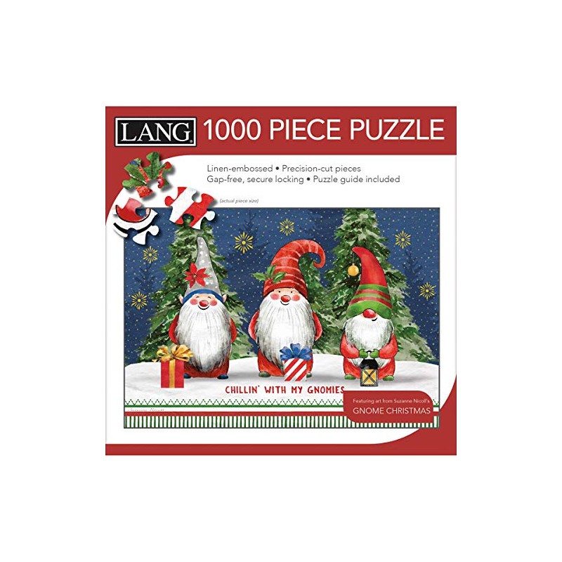 Lang GNOME Christmas Puzzle - 1000 PC (5038052), Multicolor