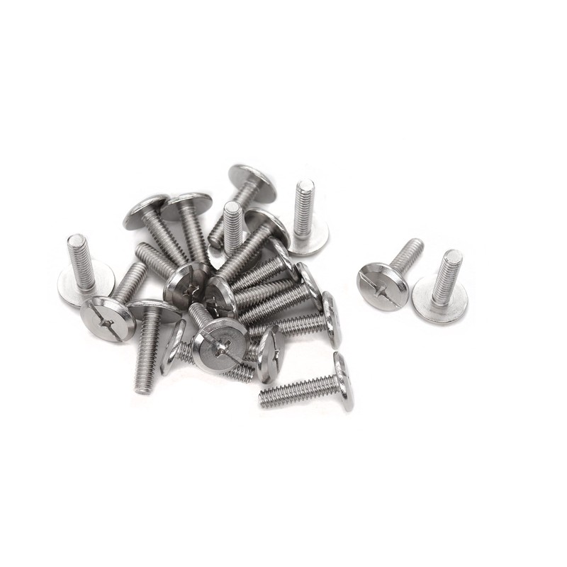 cSeao 25-Pack 1/4"-20 x 1 Inch Hurricane Bolts, Sidewalk Screws