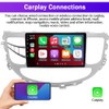 2+32GB Android 13 Double Din Car Stereo Compatible with Hyundai