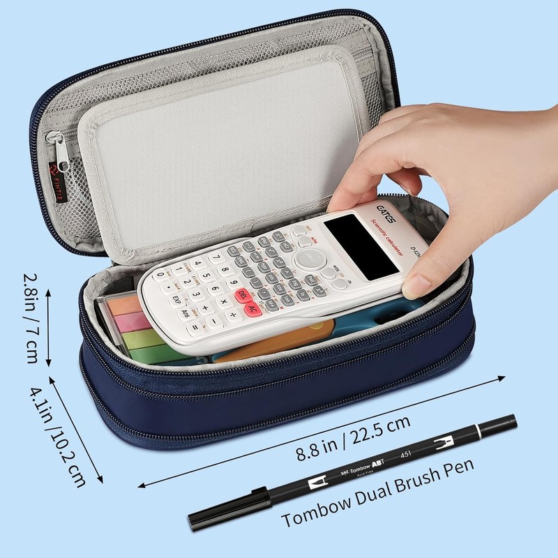 Finpac Pencil Case - Expandable Large Capacity Pencil Case, Pencil