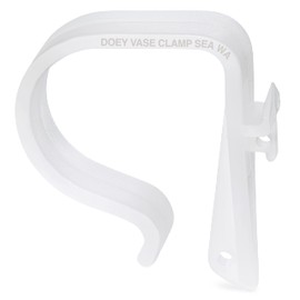 DOEYS Pew Clips MADE in USA for Weddings (12-Pack) Heavy Duty Flexible Hook Clamp attaches Church Ceremony Aisle Decorations to Pews, Bench Seats, Reception Chairs SECURE Bows, Flowers, Signs, Garland
