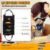 FIREDOG Roll Up Tool Bag, Canvas Wrench Roll Up Pouch