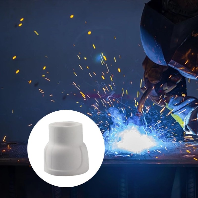 Vaphy #12 Ceramic (10-Pack) White TIG Welding Cup