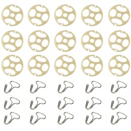 PDETVEO 48PCS Car Seat Covers Plum Plate Metal Hook Set, 24PCS Car Seat Cover Plastic Chucks & 24PCS Metal Hooks, Car Seat Cover Fasteners, Metal Hook for Reinforce Car Seat Cushions, Beige