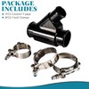 BELIFLY Weldless Dual Radiator Coolant Y-Pipe Compatible with Dodge Ram