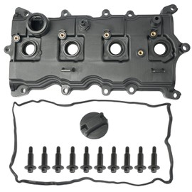 FRONEZER Engine Valve Cover with Gasket, Bolts, PCV Valve & Oil Cap Compatible with 2007-2013 Nissan Altima Sentra SE-R 2.5L Replace# 13264-JA00A 13270-JA00A