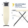 Ironing Board Full Size, RAINHOL Ivory 43x13 Compact Iron Board