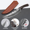 zarfand Professional Chef Knives, Sharp Feather Boning Knife Hand Forged