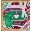 Mahjong Mat Velvet Anti Slip Waterproof Quiet Surface Foldable Square