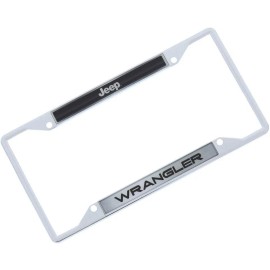 Eurosport Daytona Jeep Wrangler Metal Zinc Stainless Steel License Plate Frame