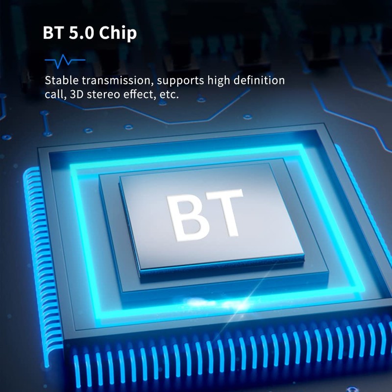 Tignapoo Bocoice Bone Conduction Speaker Wirelessly BT Speakers Mini Portable