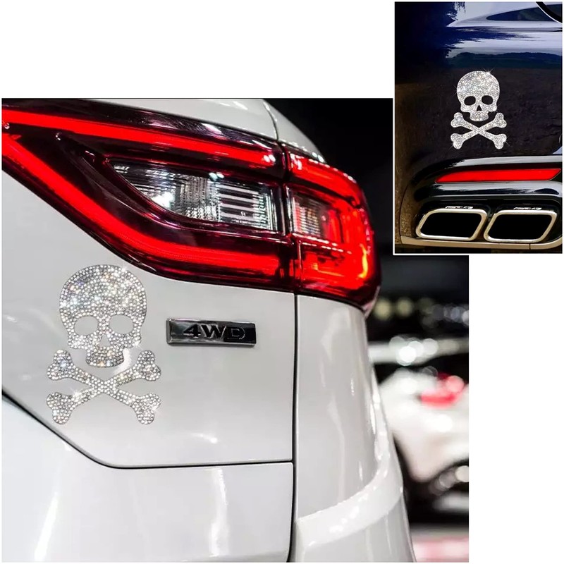 CB Rhinestone Car Bling Stickers Decals, Luxe Decor Auto Styling,