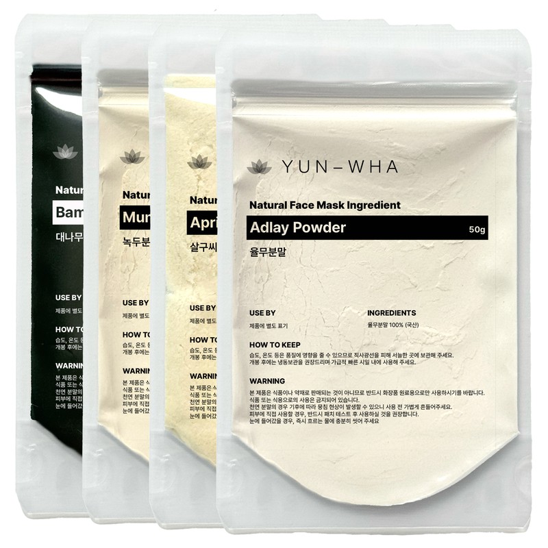 Yeonhwa Natural Pack, Grain Pack, 4 Piece Mixed Set, 4