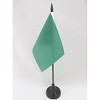 AZ FLAG - Table Flag Plain Green - 15 x