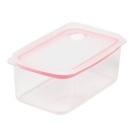 Pearl Metal Easy Clean HB-2625 Deep Airtight Storage Container, M, Pink, Made in Japan