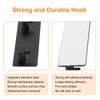HARFINGTON Self Adhesive Hook Waterproof Stainless Steel Coat Shower Robe
