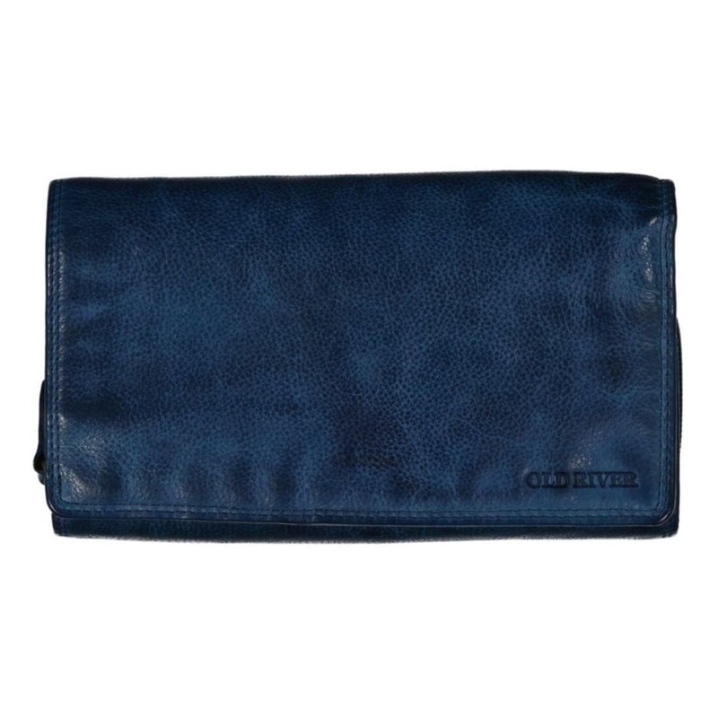 Old River Ladies Purse Blue Small