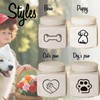 Miss-u-Alr Square Ceramic Pet Urn for Small Dogs and Cats