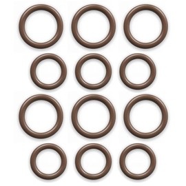 Viton/FKM O-Rings Compatible with 800-013 Fuel Line– 6 Each, 5/16 In and 3/8 In (12 Pack)