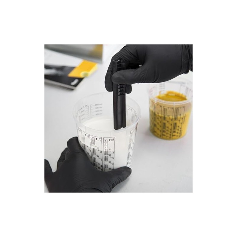 HIGH GROUND Paint Mixing Sticks, S-Shape Design with Holes, 512