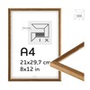 Pix FRAMES A4 Wooden Photo Frame, Frame with Acrylic Glass