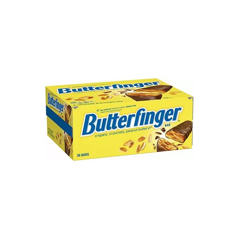 Nestle Butterfinger Milk Chocolate Candy Bars, Full Size Bulk Candy