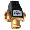 3-Way Thermostatic Mixing Valve Solar Water Heating Mixer Valve DN25