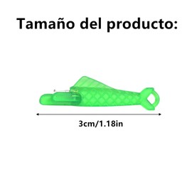 50 Piezas Máquina de Coser de Boca de Pez Enhebrador de Agujas, Enhebrador de Agujas para Máquina de Coser, Herramientas de Bricolaje Herramientas de Aguja para Manualidades de Costura(3 cm -Verde)
