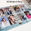 A5 Kpop Photocard Binder, 6 Ring Binder Collector’s Album with