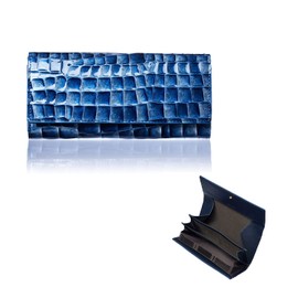 FRANCK ROSSINI Italian Life (MASINI) Calfskin Weekly Bunshun Public Product, Align Enamel, Multicolor, Beautiful, Lightweight, Easy to Use, Women's, Cover Long Wallet, Holds 40 Cards, Large Coin