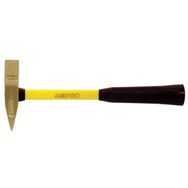 Ampco Safety Tools H-61FG Scaling Hammer, Non-Sparking, Non-Magnetic, Corrosion Resistant, 1.5 lb, 14" OAL