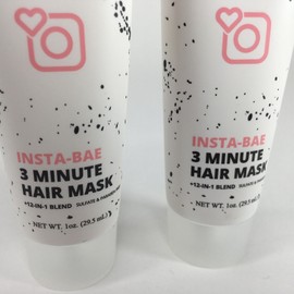Foxybae Insta-Bae 3 Minute Hair Mask 12 In 1 Blend 1 oz (Lot of 2)