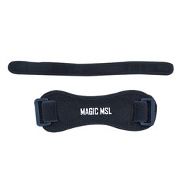 Magic MSL Knee Patella Tendon Support for Running, Health, Hiking, Soccer, Basketball Knee Brace (Black Single)