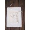 COTTON SINGLE DRAWSTRING MUSLIN BAGS 6"x10" (natural color)-Set of 100