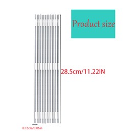 QuZCarious 50 Pieces of 1.5mm hot melt Adhesive Strips, Used for Binding Photo Albums, Cards, Booklet Files, and Books, 50 Pieces of Thermal Binding Glue Strips